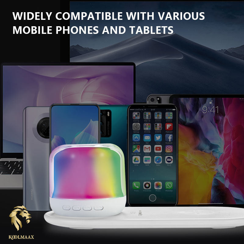 Night Light Charger 3 in 1 with Bedside Lamp Versatile New Trend