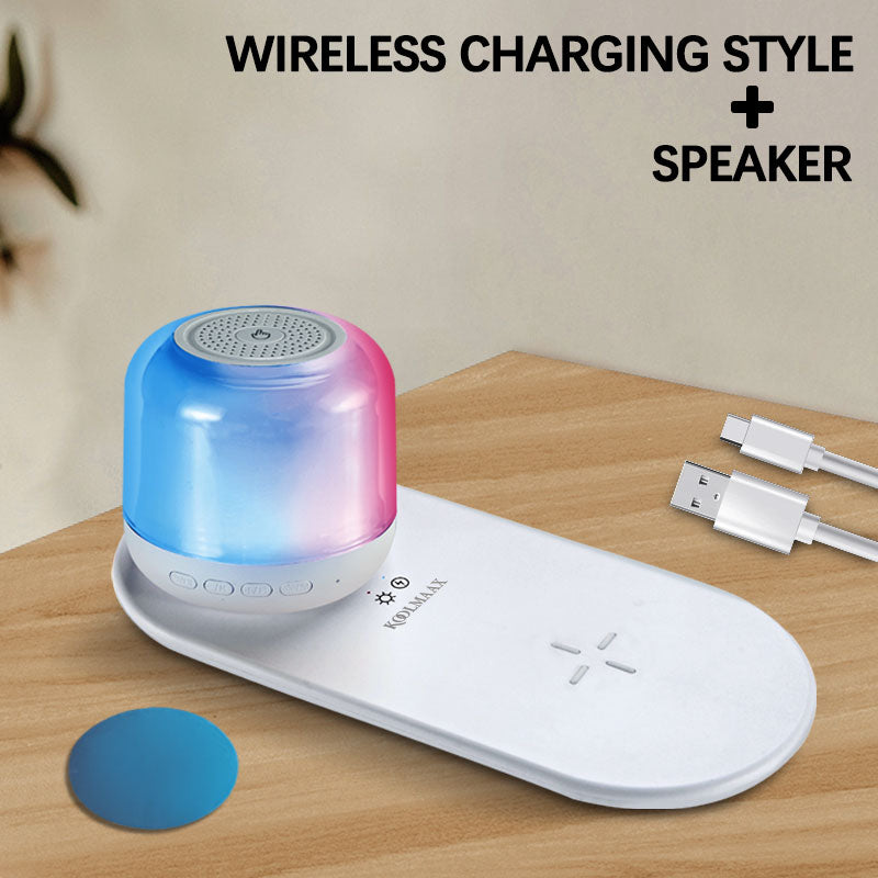 Night Light Charger 3 in 1 with Bedside Lamp Versatile New Trend