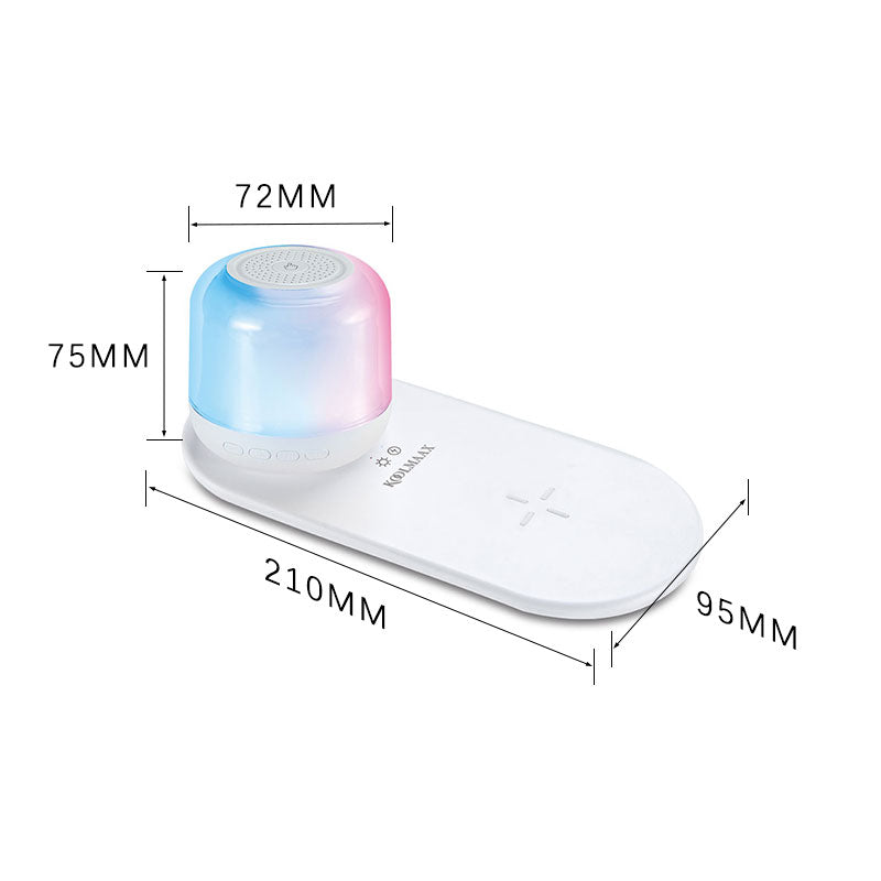 Night Light Charger 3 in 1 with Bedside Lamp Versatile New Trend