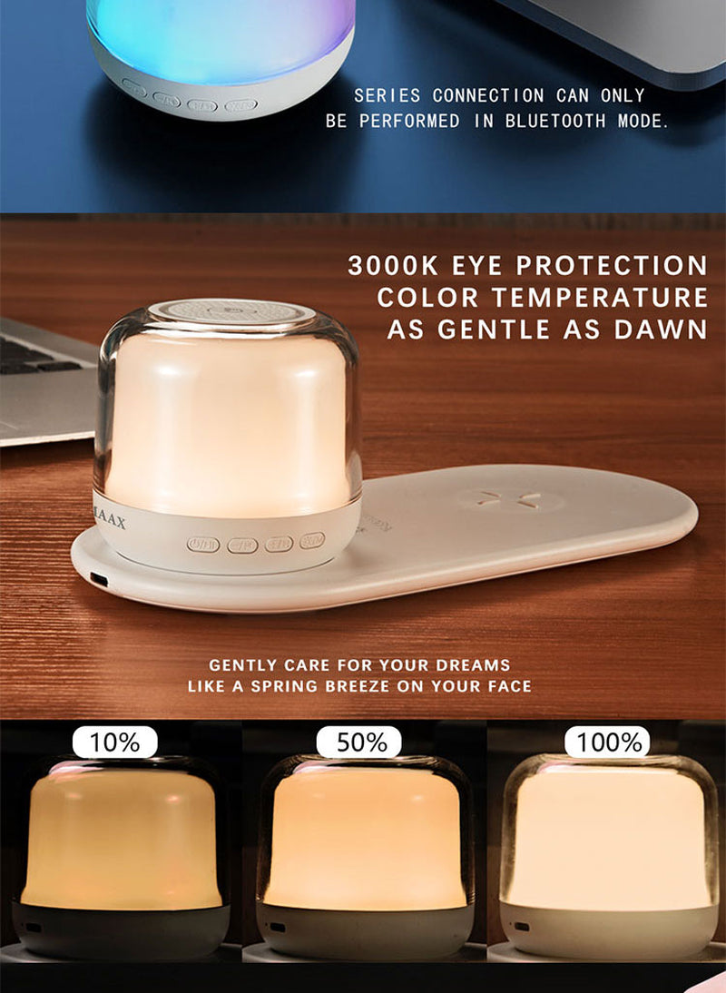 Night Light Charger 3 in 1 with Bedside Lamp Versatile New Trend